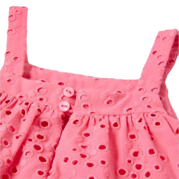 ZARA Kids | Pink | EMBROIDERED ROMPER - Picture 4 of 9